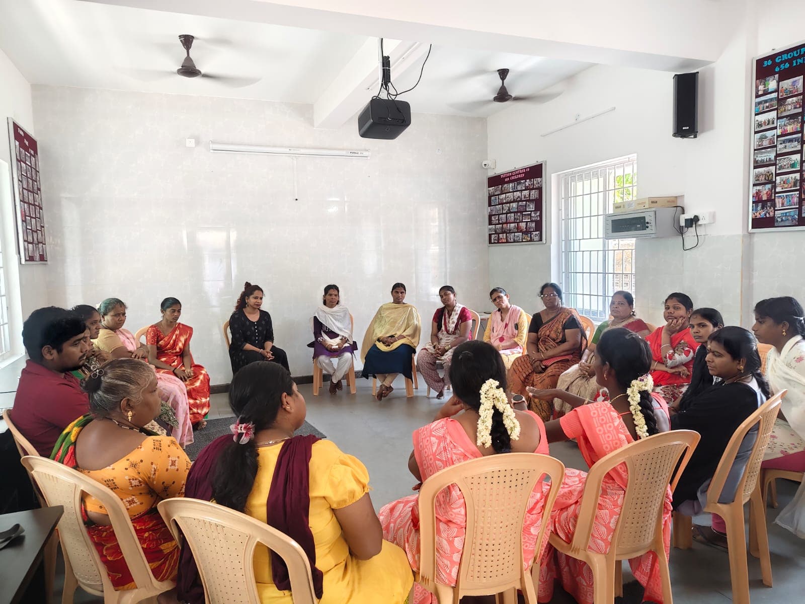 A participatory creative community session
